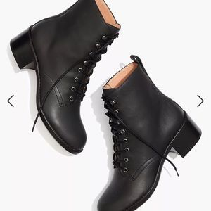 Madewell patty lace up boot 8.5 excellent condition worn only a few times